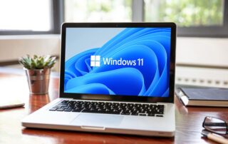 Microsoft Windows 11 sign on computer screen